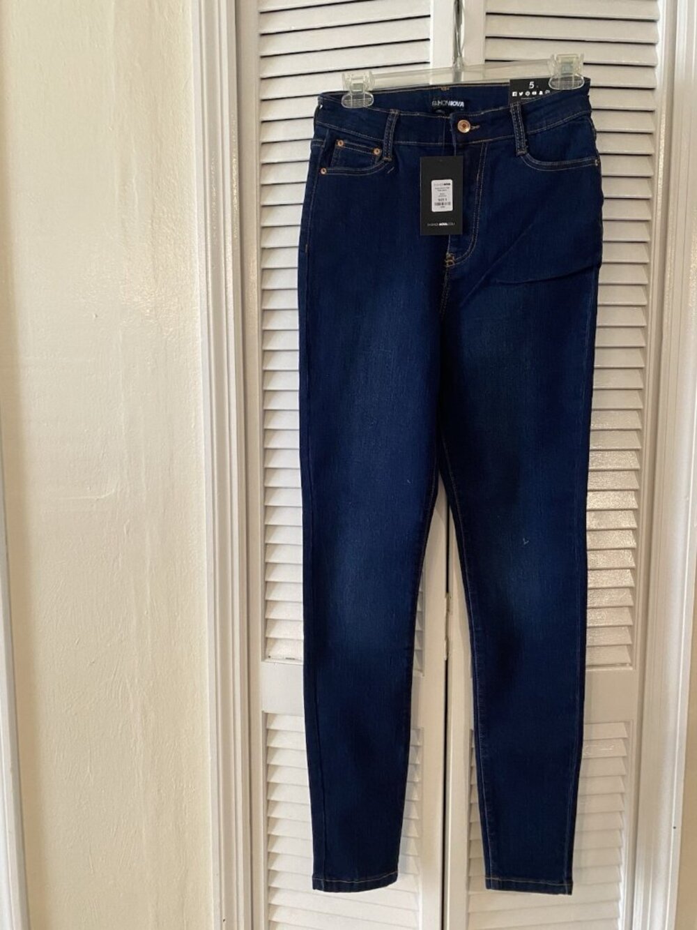 Fashion Nova Jeans Size 5 Womens Supernatural High Rise Casual Skinny Denim NWT